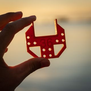 Calibre de rastro para mariscadoras