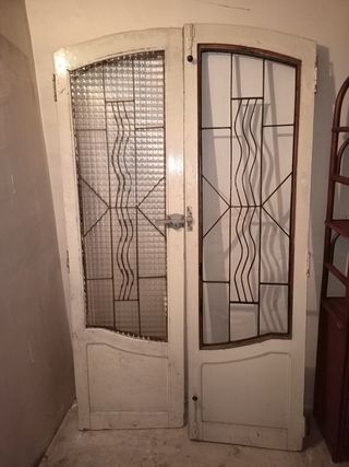 Puerta doble antigua