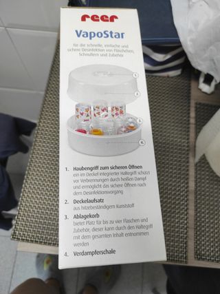 Esterilizador biberones y chupetes