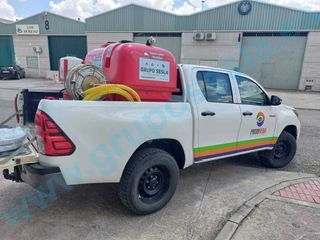Bancada pick up para extinción de incendios