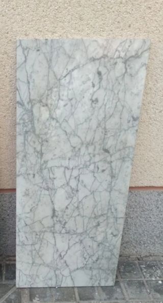 Encimera mármol blanco para cómoda mesa o zócalo