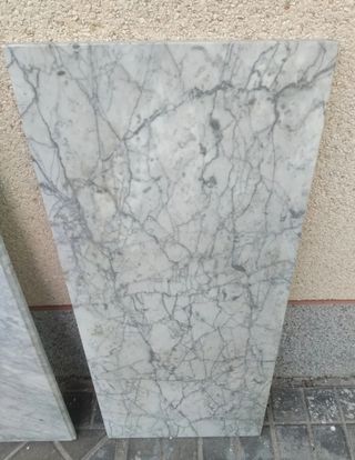 Encimera mármol blanco para cómoda mesa o zócalo