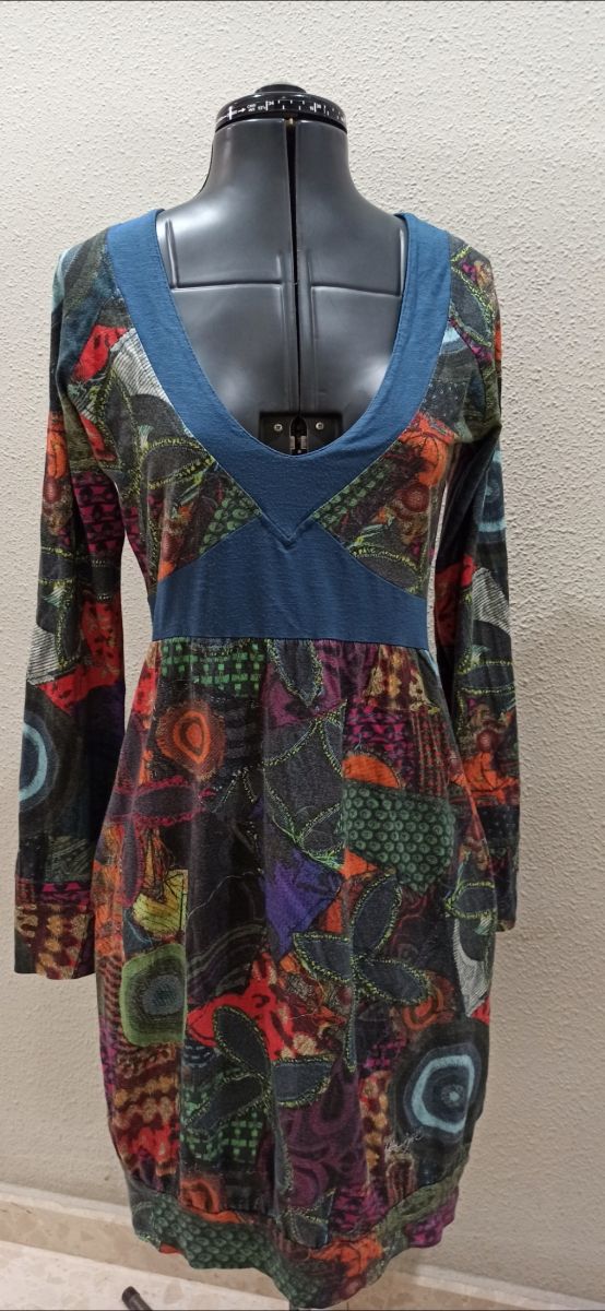 Vestido manga larga Desigual talla M