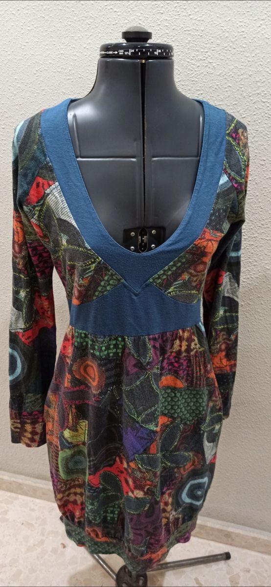 Vestido manga larga Desigual talla M