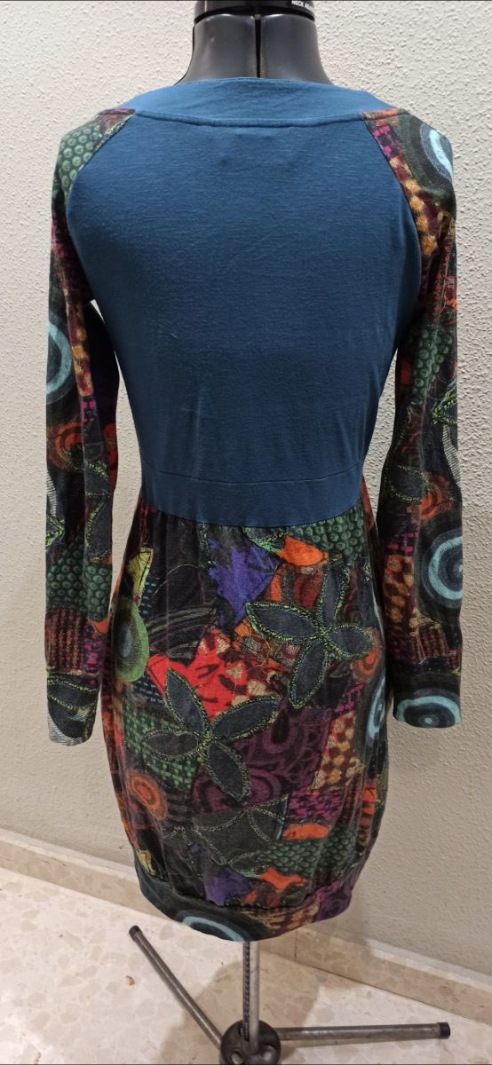 Vestido manga larga Desigual talla M