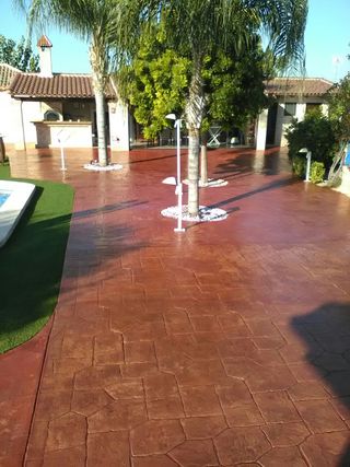 Hormigón Impreso en exteriores