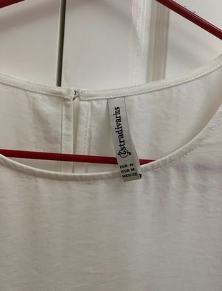 Camisa blanca stradivarius