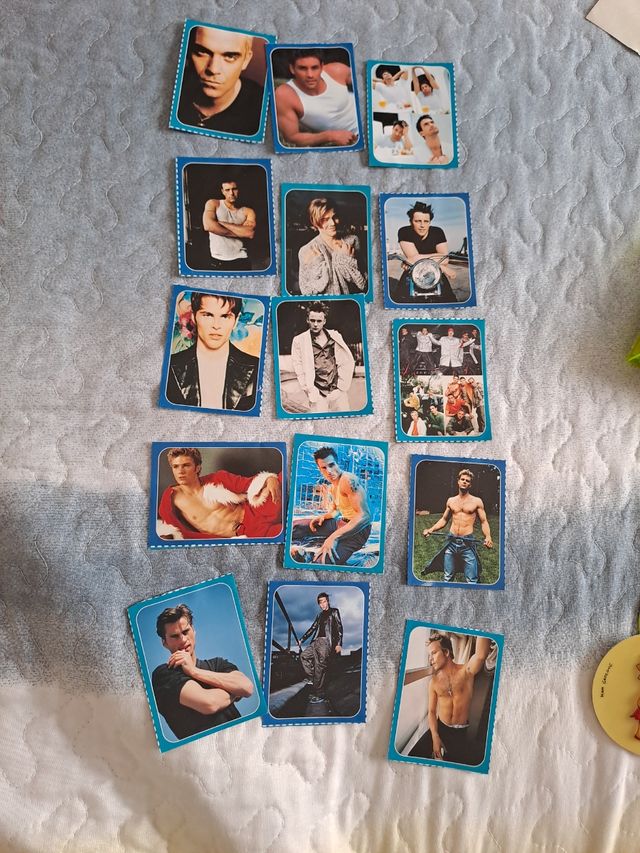 15 Fotos tamaño cromo de Actores años 90