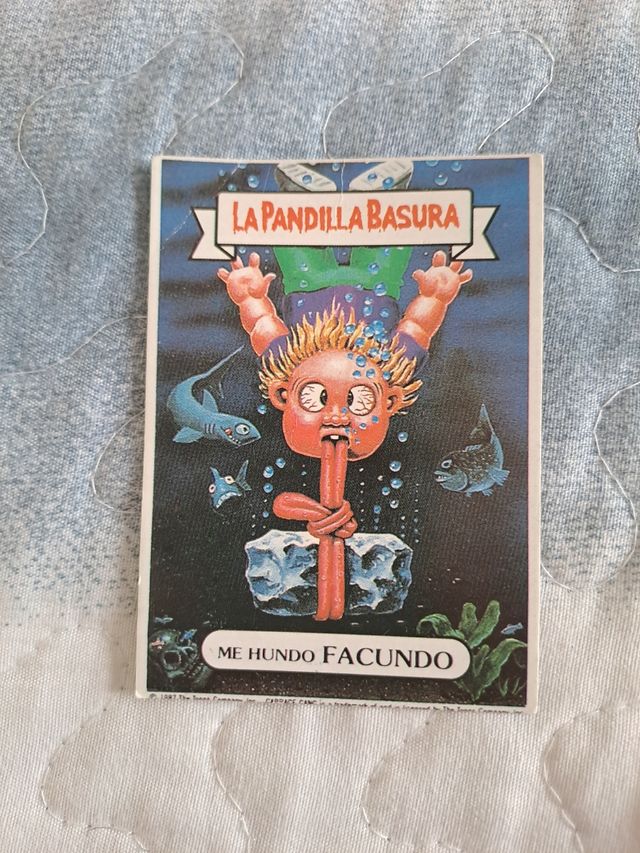 Cromo de la pandilla basura