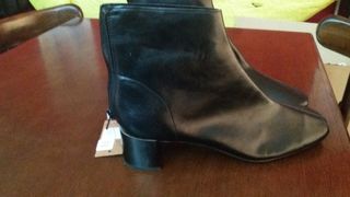 botines negros piel sin estrenar n°39