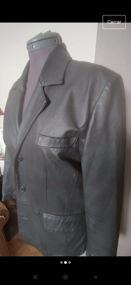 chaqueta de cuero