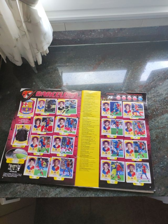 album cromos 2009/2010 completo 