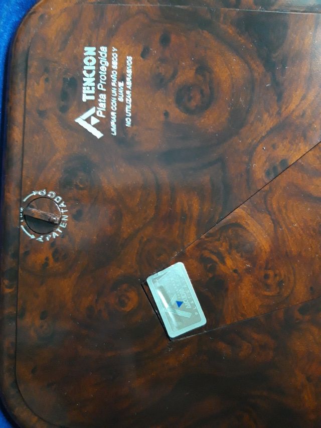 Marco 1° Comunión/plata 925, protegida /19 × 24.