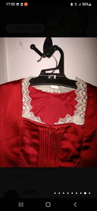 COPIÑO FALLERA NIÑA ROJO