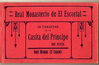 10 TARJETAS DE LA CASITA DEL PRINCIPE