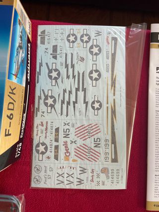MAQUETA AVIÓN MUSTANG F-6D/K