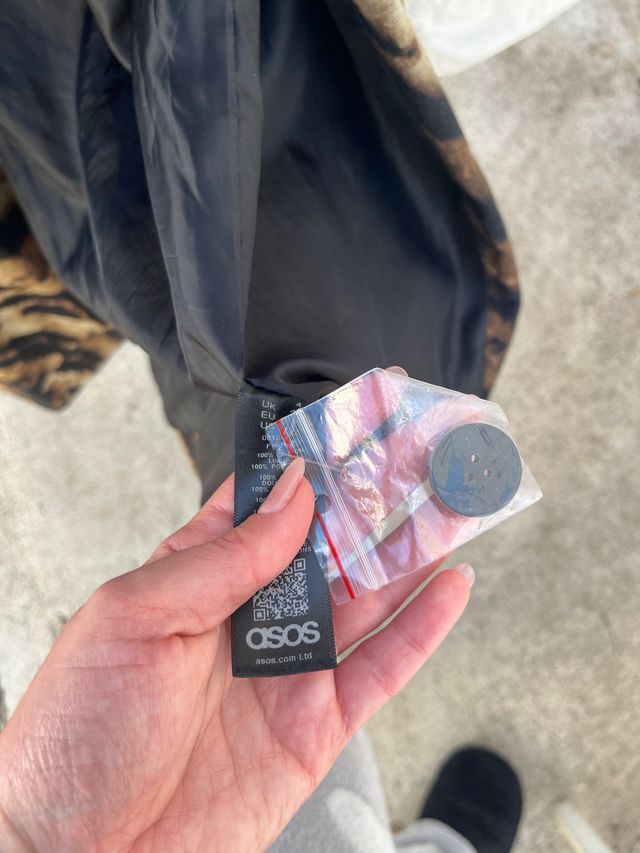 Gabardina Asos oversized