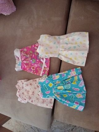 vestidos para Nancy cada uno 6€