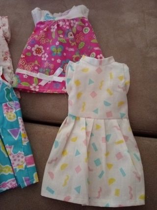 vestidos para Nancy cada uno 6€