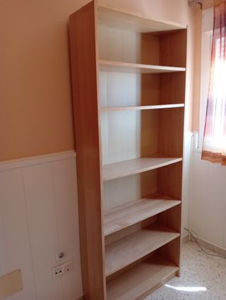 MESA ESTUDIO, CAJONERA Y ESTANTERIA OFICINA