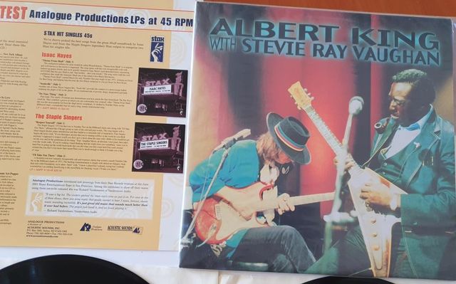 ALBERT KING WITH STEVIE RAY VUGHAN, VINILO