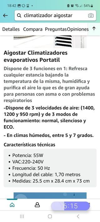 Climatizadores en perfecto estado