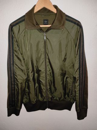 Chaqueta tela chubasquero adidas vintage 