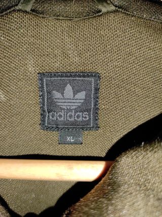 Chaqueta tela chubasquero adidas vintage 