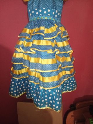 Vestido de sevillana.
