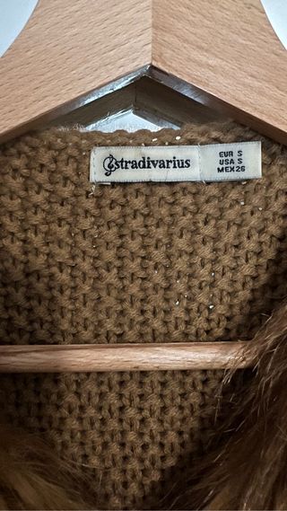 Chaleco pelo marrón