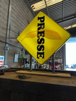 CARTEL LUMINOSO DE PRENSA FRANCESA "PRESSE"