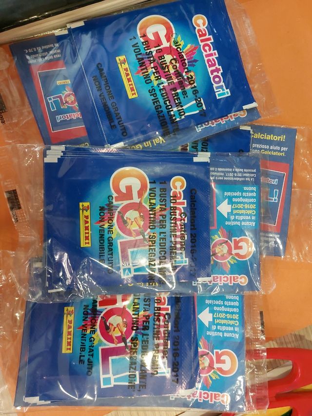 figurine calciatori  panini anno 2016 2017