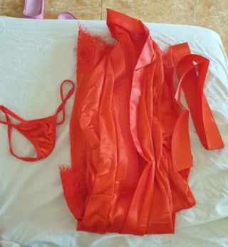 Pijama Sexy Camisón SEDA Transparencias FUENGIROLA