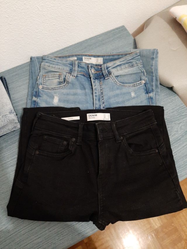 vaqueros CALVIN KLEIN JEANS  Y BERSHKA DENIM