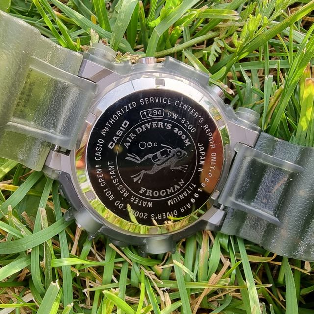 Casio G-shock Frogman DW-8200MS gris ahumado