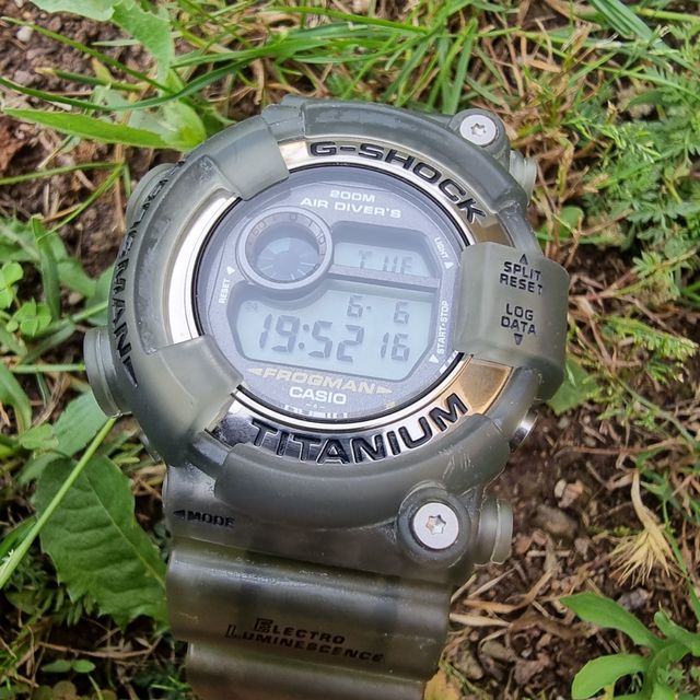 Casio G-shock Frogman DW-8200MS gris ahumado