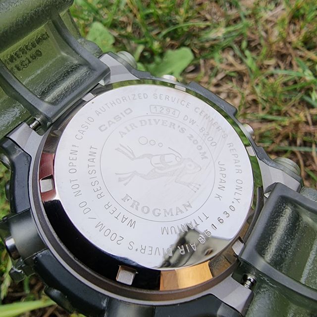 Casio G-shock Frogman DW-8200MS gris ahumado