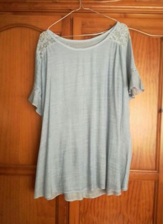 Blusa azul cielo XL