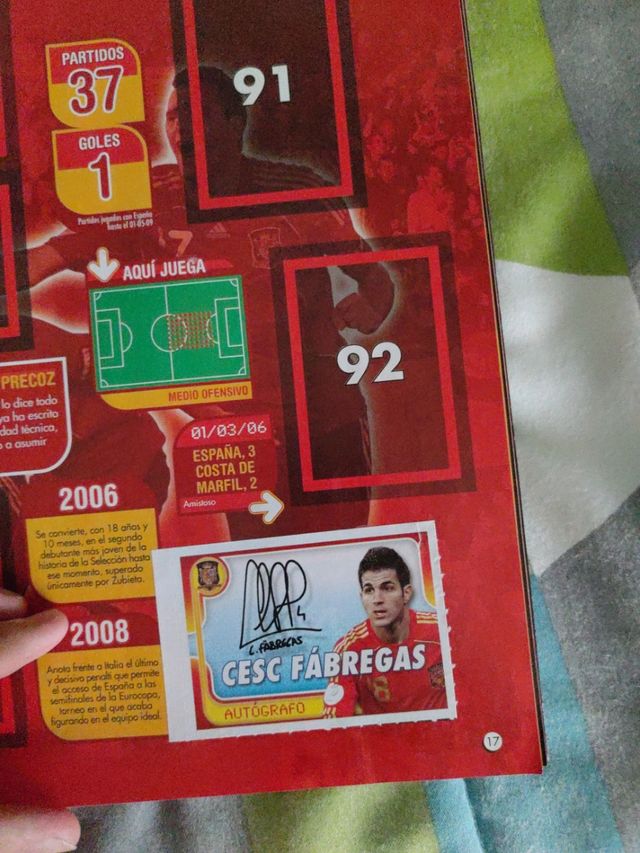 album España 2009 (20 cromos dentro)