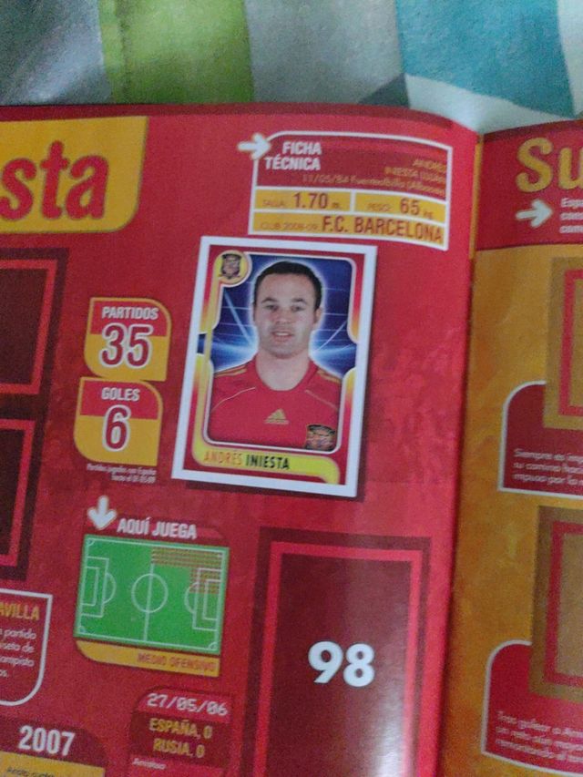 album España 2009 (20 cromos dentro)