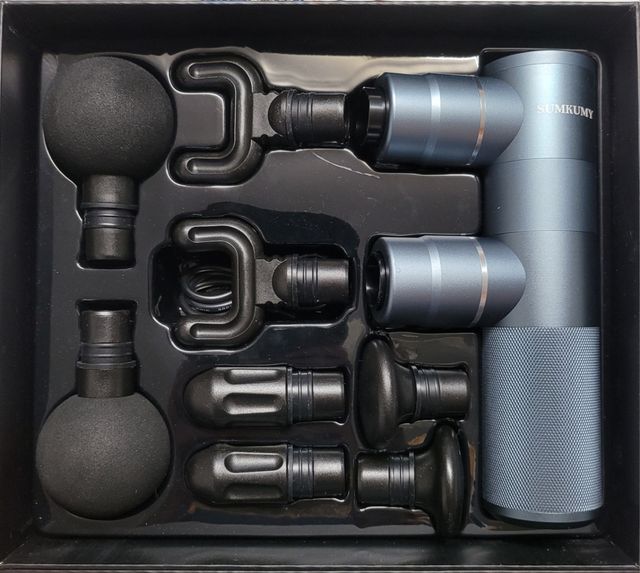 pistola de masaje muscular sumkumy