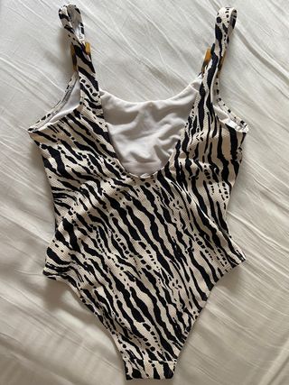 Bañador estampado talla 38, m