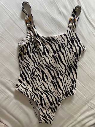 Bañador estampado talla 38, m