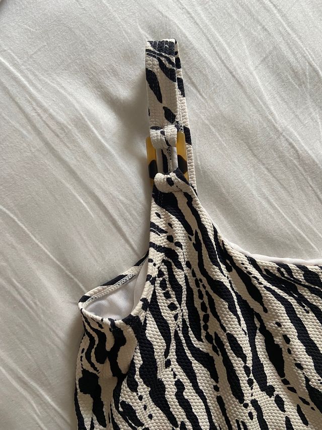 Bañador estampado talla 38, m