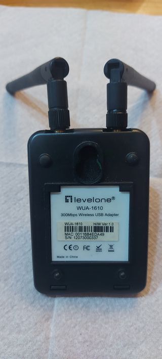 adaptador wifi usb 300mbps Level One