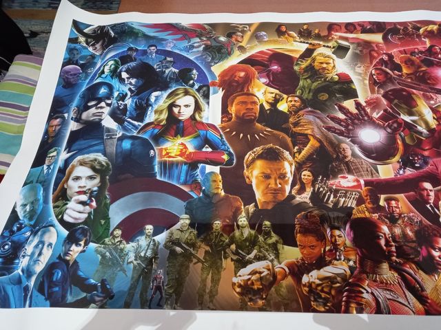 Tela per quadro MARVEL da inserire in una cornice