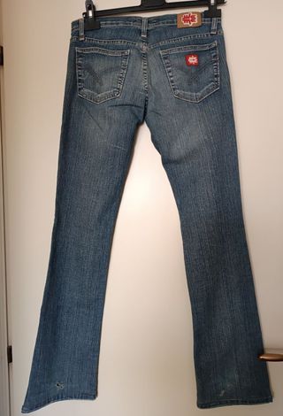 Jeans vintage y2K vita bassa, tg. 40
