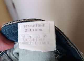 Jeans vintage y2K vita bassa, tg. 40