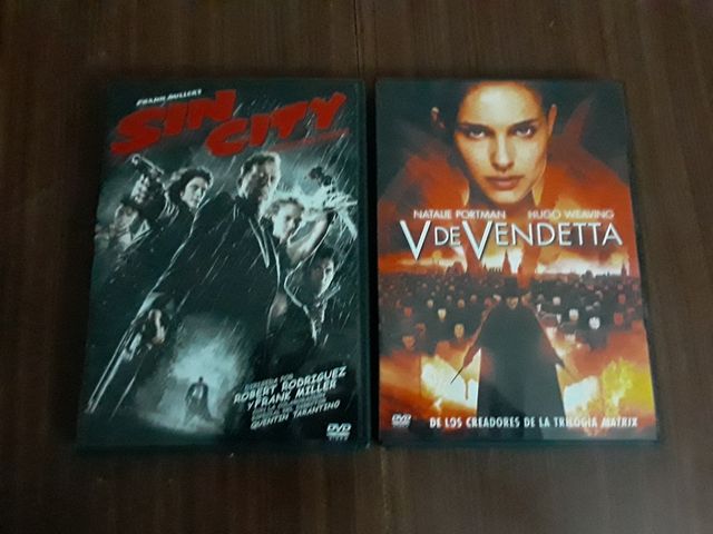 2 Dvd "SIN CITY"+"V DE VENDETTA".