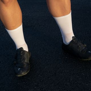 Calcetines Ciclismo Verano Blanco